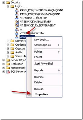 8 - right click on user - go to properties