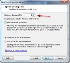 12 - Make the disk 1gb