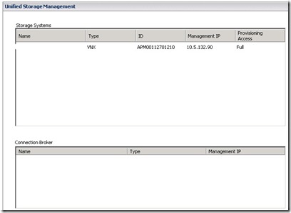 10 - notice that it already populated our VNX