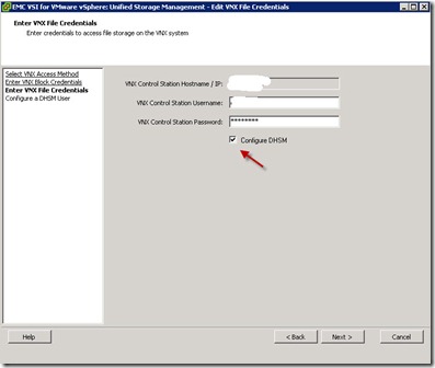 14 - verify creds for file and also click DHSM box