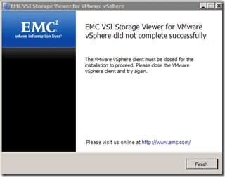 2 - Now close vSphere Client doh