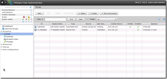 21 - Check out the View Admin window