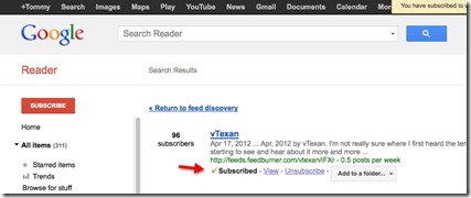 13 - click subscribe from that window