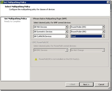12 - different options for different arrays