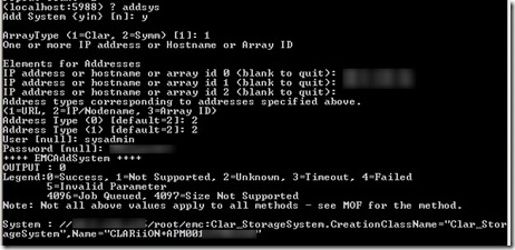 22 - commandline info to enter in