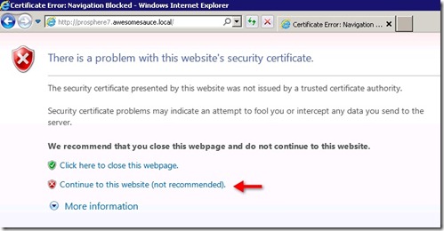 20 - go to Prosphere FQDN