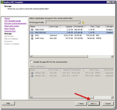 8 - Pick a Datastore Cluster