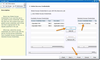 16 - click on the cisco credentials on the left side and click add