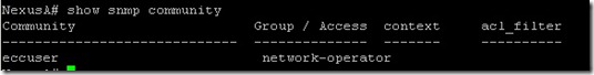 9 - show snmp community