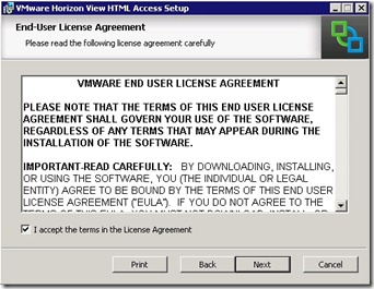 3 - Accept the end user license agreement