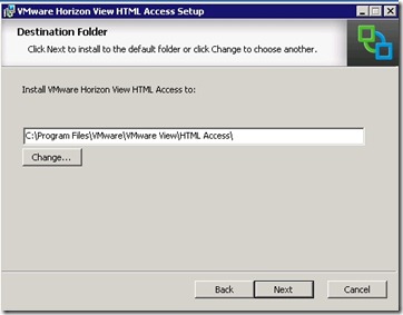 4 - Choose the destination folder
