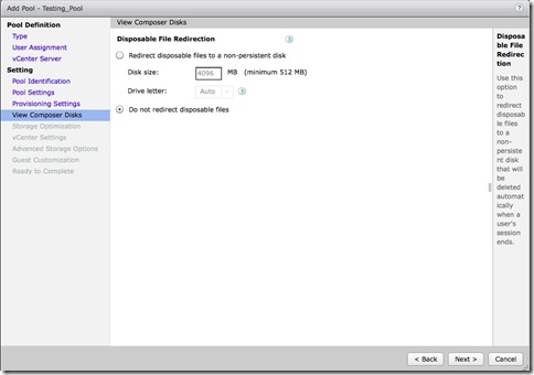 10 - change to do not redirect disposable files